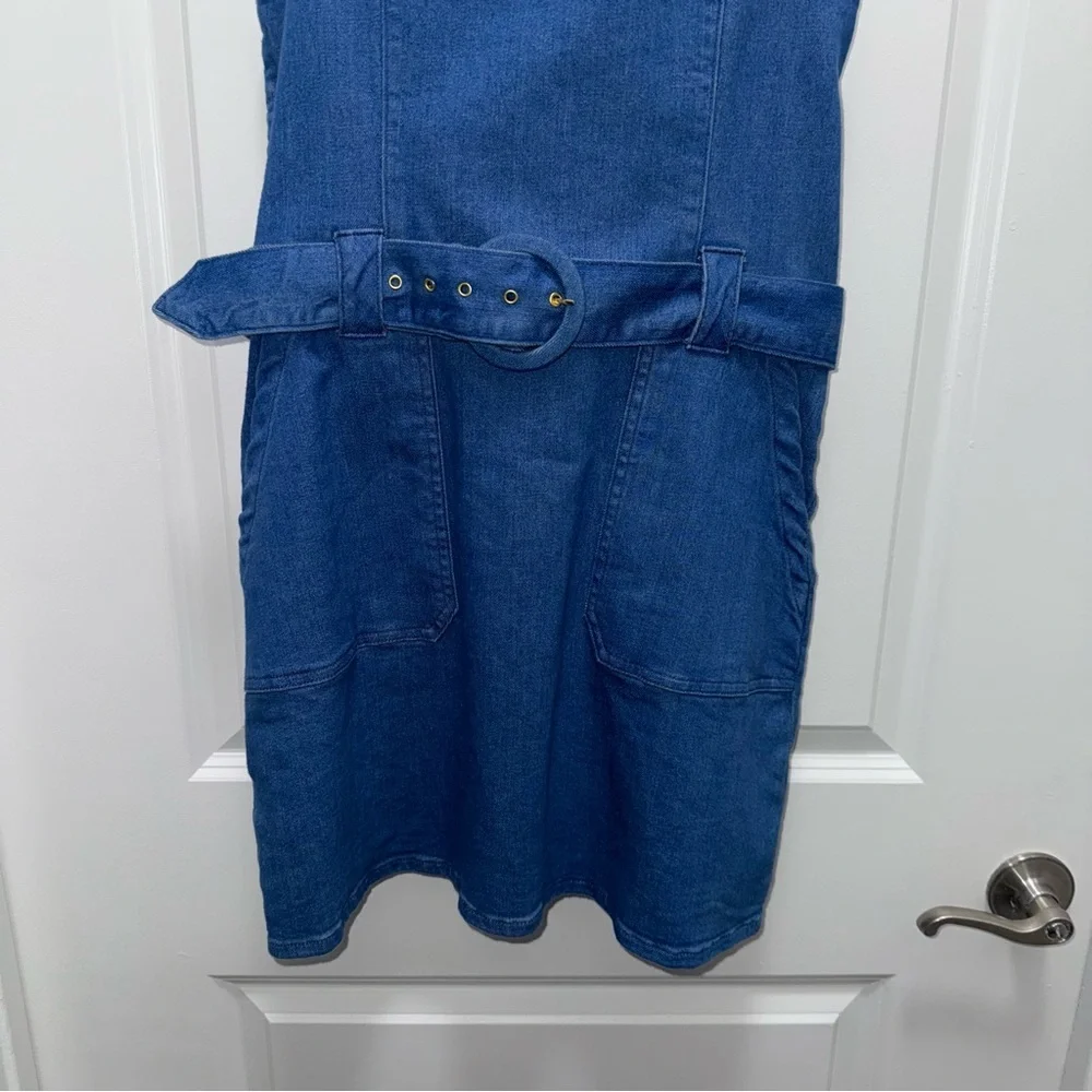 NWT Show Me Your MuMu Billings Dress Denim Mini Dress - Picture 4 of 9